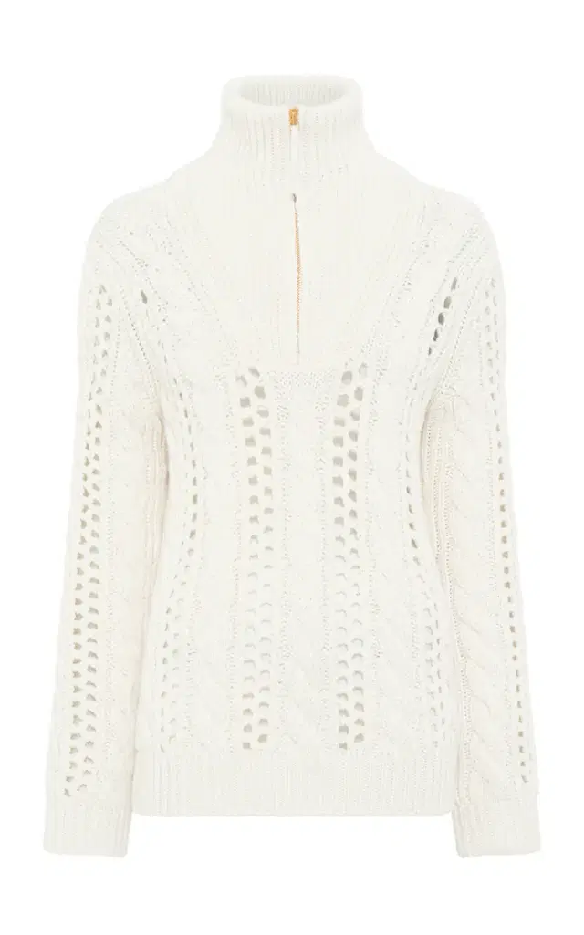 Gabriela Hearst Idris Mockneck Cashmere Sweater