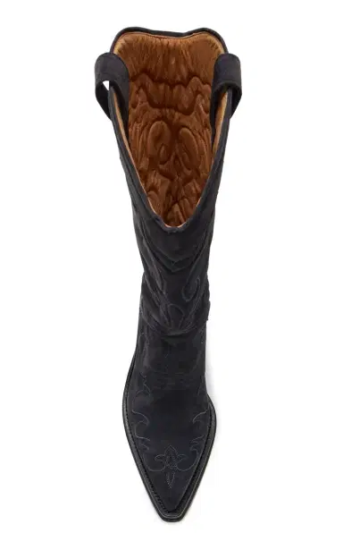 Gabriela Hearst Capitana Suede Western Boots | Thumbnail 3 Gabriela Hearst Capitana Suede Western Boots | Thumbnail 3