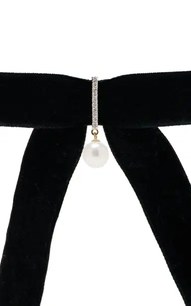 Mateo 14K Yellow Gold Velvet Pearl Choker | Thumbnail 5 Mateo 14K Yellow Gold Velvet Pearl Choker | Thumbnail 5