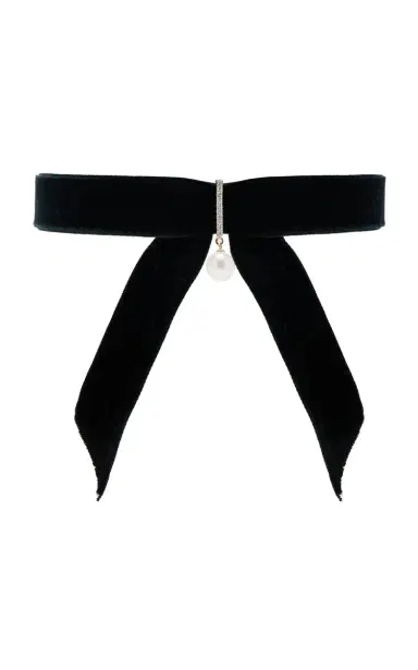 Mateo 14K Yellow Gold Velvet Pearl Choker | Thumbnail 7 Mateo 14K Yellow Gold Velvet Pearl Choker | Thumbnail 7