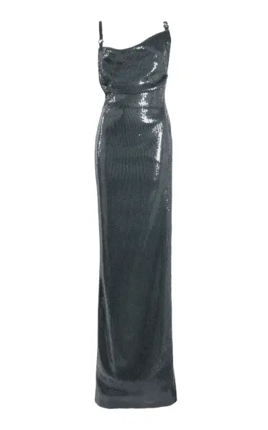 Coperni Ruched Sequin-Embellished Gown | Thumbnail 1 Coperni Ruched Sequin-Embellished Gown | Thumbnail 1