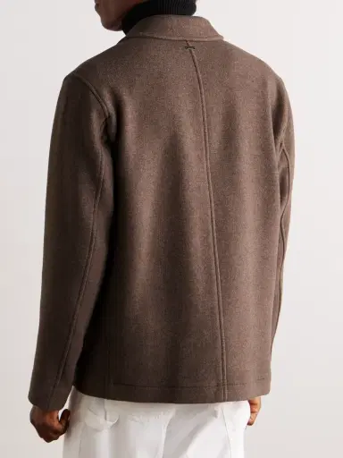 HERNO Wool-Blend Felt Overshirt - Men | Thumbnail 3 HERNO Wool-Blend Felt Overshirt - Men | Thumbnail 3