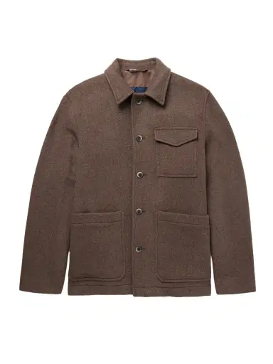HERNO Wool-Blend Felt Overshirt - Men | Thumbnail 1 HERNO Wool-Blend Felt Overshirt - Men | Thumbnail 1