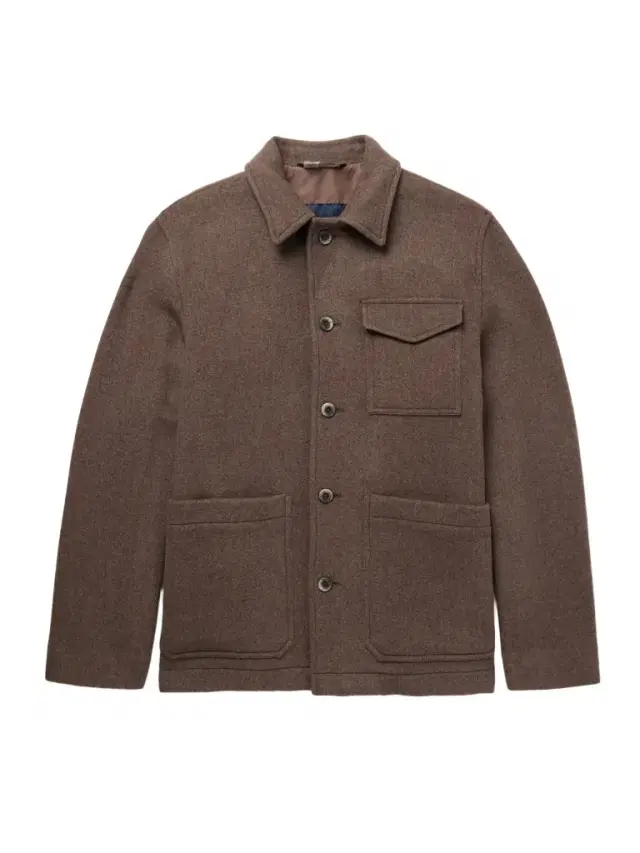 Wool-Blend Felt Overshirt - Men