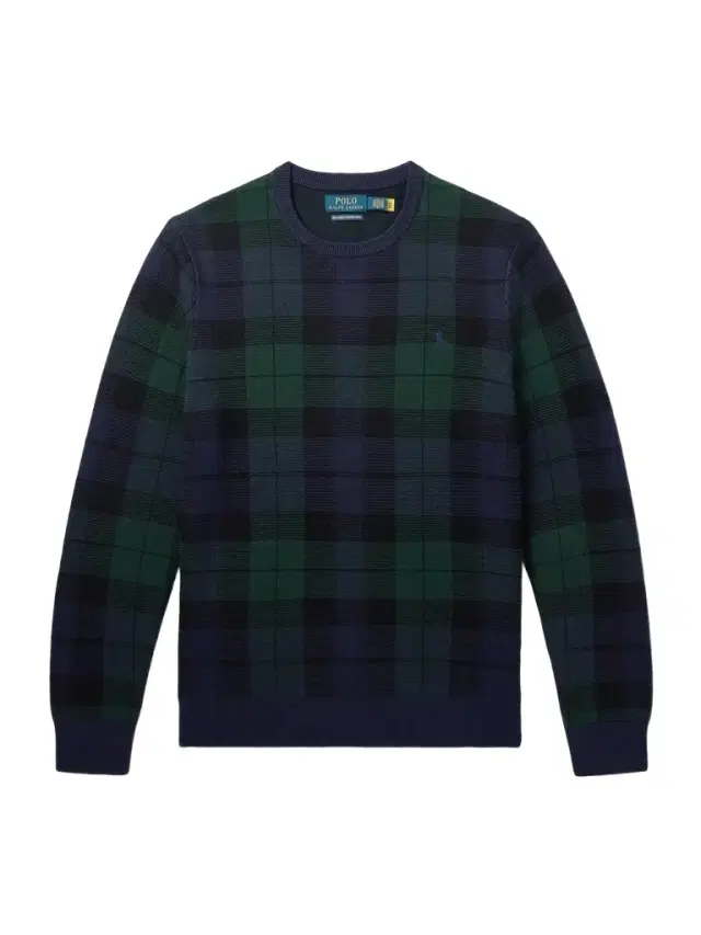 Logo-Embroidered Checked Wool Sweater - Men Logo-Embroidered Checked Wool Sweater - Men