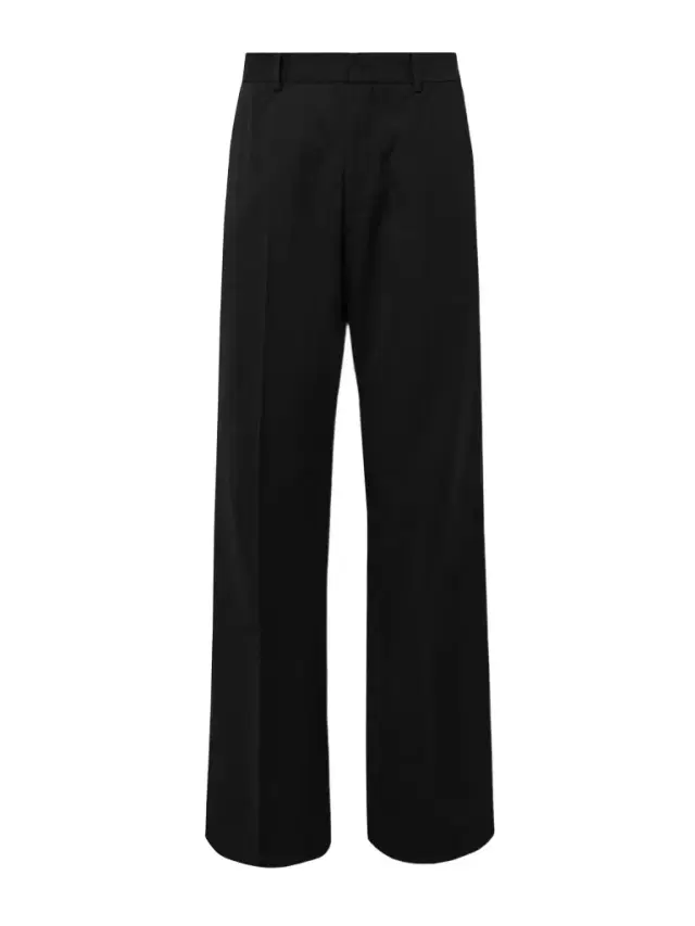 Flared Woven Trousers - Men