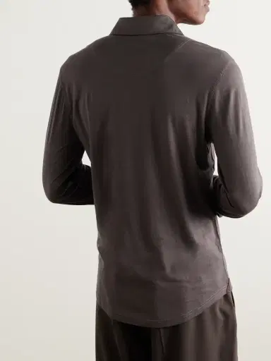 Orlebar Brown Sebastian Slim-Fit Merino Wool Polo Shirt - Men | Thumbnail 4