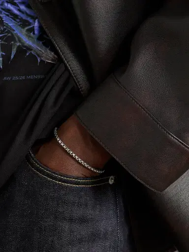 John Hardy Sterling Silver Box Chain Bracelet - Men | Thumbnail 2