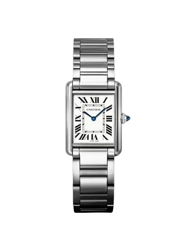 Cartier Tank Must de Large SolarBeat™ Stainless Steel Watch, Ref. WSTA0122 - Men | Thumbnail 1 Cartier Tank Must de Large SolarBeat™ Stainless Steel Watch, Ref. WSTA0122 - Men | Thumbnail 1