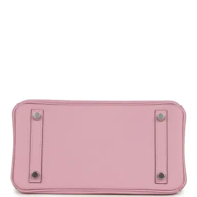 HERMÈS Hermes Birkin 25 Mauve Sylvestre Swift Palladium Hardware | Thumbnail 6 HERMÈS Hermes Birkin 25 Mauve Sylvestre Swift Palladium Hardware | Thumbnail 6