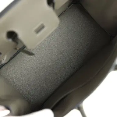 HERMÈS Hermes Birkin 25 Vert de Gris Togo Gold Hardware | Thumbnail 8