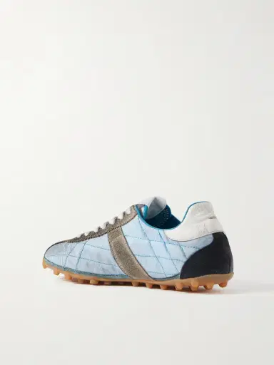Maison Margiela Sprinter Leather And Brushed Suede-trimmed Shell Sneakers | Thumbnail 3