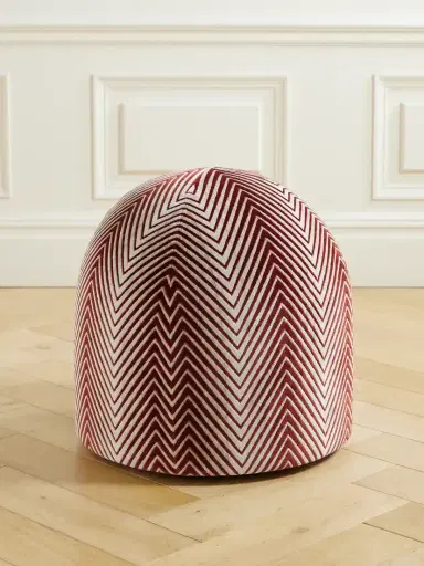 Missoni Home Ziggy Striped Velvet Pouf | Thumbnail 1