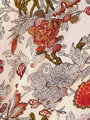 Ulla Johnson Catroux Pussy-bow Floral-print Silk-satin Blouse | Thumbnail 5
