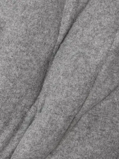 Moncler Bussettes Belted Quilted Padded Flannel Down Jacket | Thumbnail 4