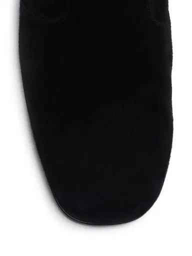 Roger Vivier Women's Tres Vivier Polly 45MM Suede Booties - Nero - Size 12 | Thumbnail 4 Roger Vivier Women's Tres Vivier Polly 45MM Suede Booties - Nero - Size 12 | Thumbnail 4