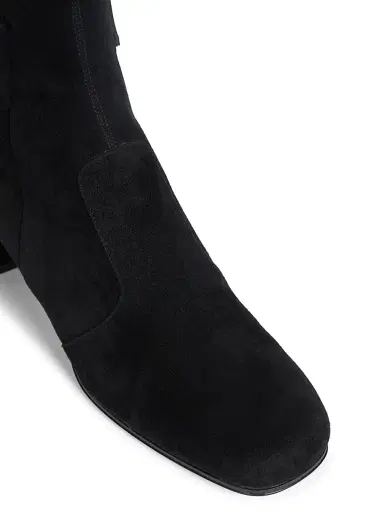 Roger Vivier Women's Tres Vivier Polly 45MM Suede Booties - Nero - Size 12 | Thumbnail 7 Roger Vivier Women's Tres Vivier Polly 45MM Suede Booties - Nero - Size 12 | Thumbnail 7