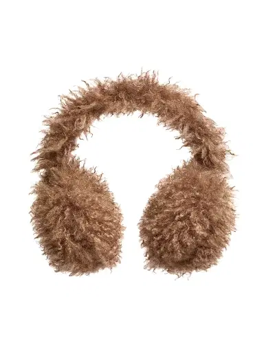 Moncler Women's Ear Muffs in Teddy - Brown | Thumbnail 2