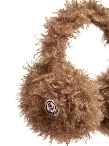 Moncler Women's Ear Muffs in Teddy - Brown | Thumbnail 3