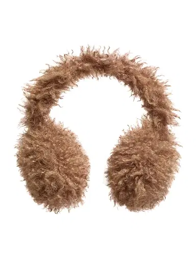 Moncler Women's Ear Muffs in Teddy - Brown | Thumbnail 1