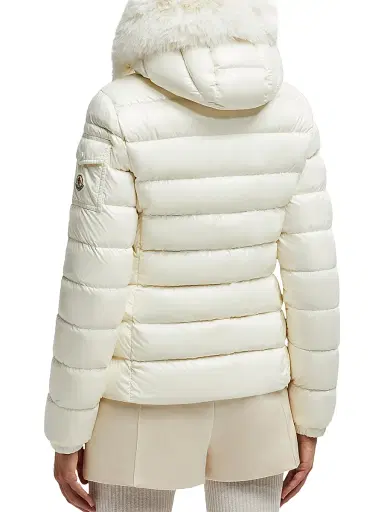 Moncler Women's Badyf Short Down Jacket - White | Thumbnail 3 Moncler Women's Badyf Short Down Jacket - White | Thumbnail 3