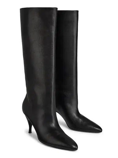 Herbert Levine Women's 80MM Leather Knee-High Booties | Thumbnail 2 Herbert Levine Women's 80MM Leather Knee-High Booties | Thumbnail 2