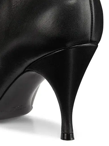 Herbert Levine Women's 80MM Leather Knee-High Booties | Thumbnail 5 Herbert Levine Women's 80MM Leather Knee-High Booties | Thumbnail 5