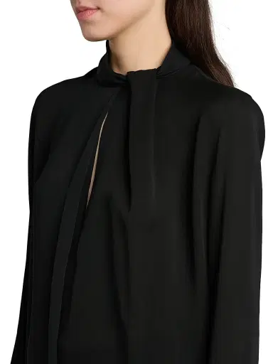 Tom Ford Women's Silk-Georgette Tieneck Blouse | Thumbnail 6 Tom Ford Women's Silk-Georgette Tieneck Blouse | Thumbnail 6