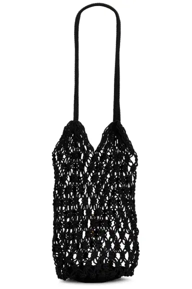 Saint Laurent Large Cassandre Shopping Crochet Bag | Thumbnail 3 Saint Laurent Large Cassandre Shopping Crochet Bag | Thumbnail 3