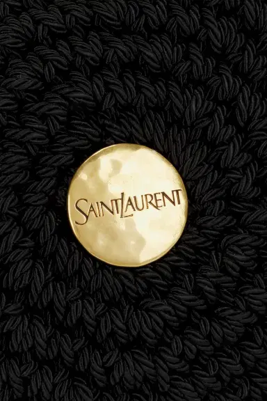 Saint Laurent Large Cassandre Shopping Crochet Bag | Thumbnail 7 Saint Laurent Large Cassandre Shopping Crochet Bag | Thumbnail 7
