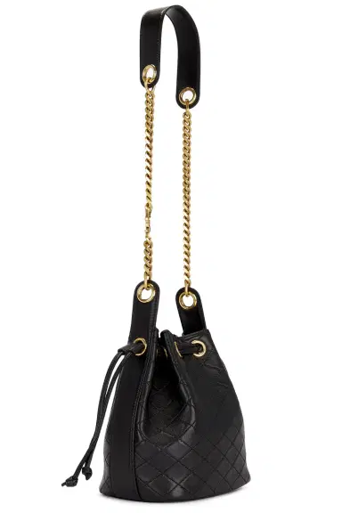 Saint Laurent Small Cassandre Quilted Bucket Bag | Thumbnail 4