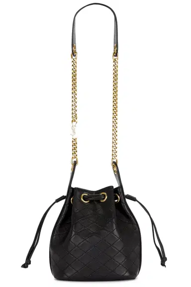 Saint Laurent Small Cassandre Quilted Bucket Bag | Thumbnail 1