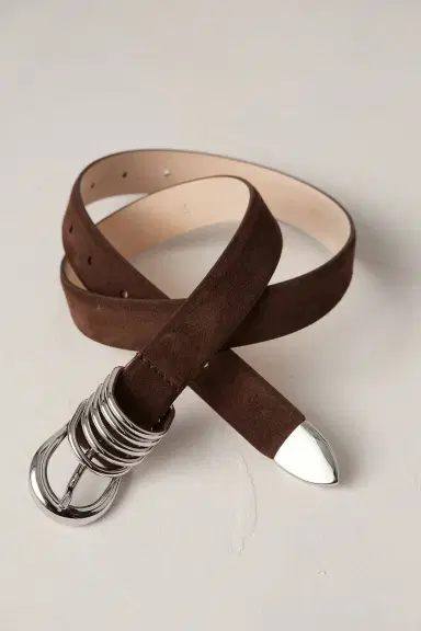 Déhanche Hollyhock Suede Belt | Thumbnail 3