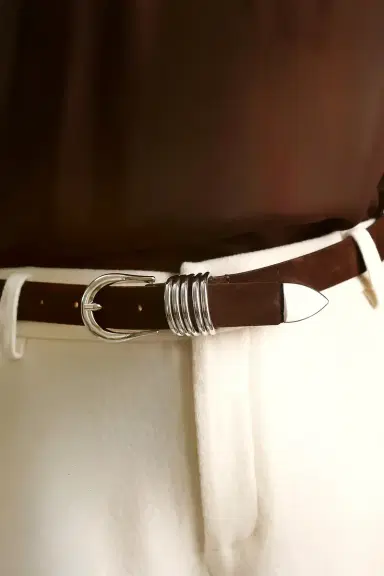 Déhanche Hollyhock Suede Belt | Thumbnail 5