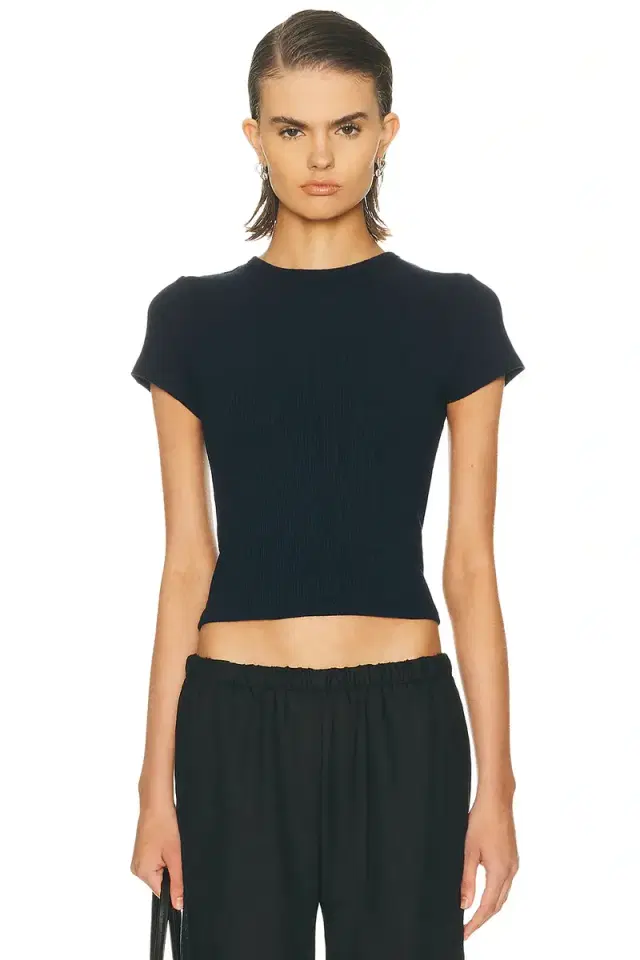 Sablyn Yael Cropped Baby Tee