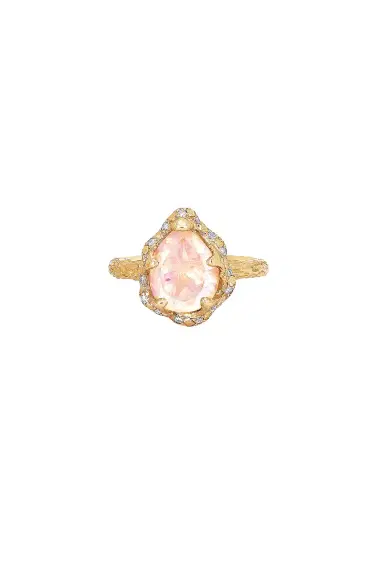 LOGAN HOLLOWELL Baby Queen Water Drop Morganite Ring | Thumbnail 1