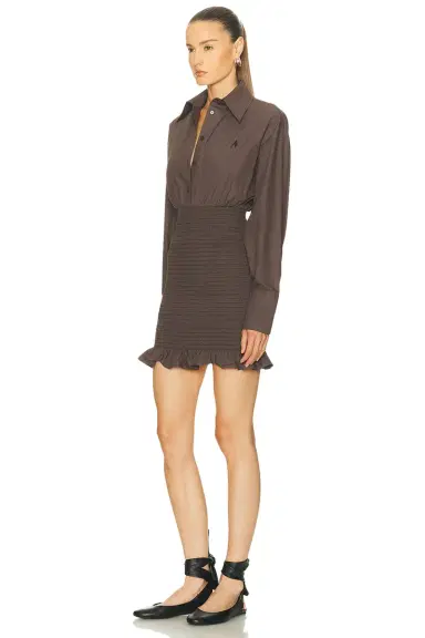 The Attico Long Sleeve Mini Dress | Thumbnail 2
