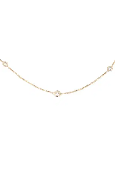 Logan Hollowell 5 Diamond Orbit Bezel Choker | Thumbnail 2 Logan Hollowell 5 Diamond Orbit Bezel Choker | Thumbnail 2