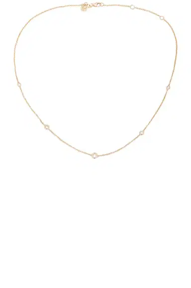 Logan Hollowell 5 Diamond Orbit Bezel Choker | Thumbnail 1 Logan Hollowell 5 Diamond Orbit Bezel Choker | Thumbnail 1