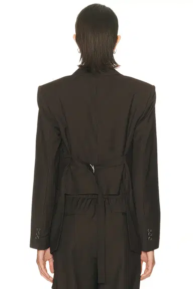 Helmut Lang Cut Away Blazer | Thumbnail 4