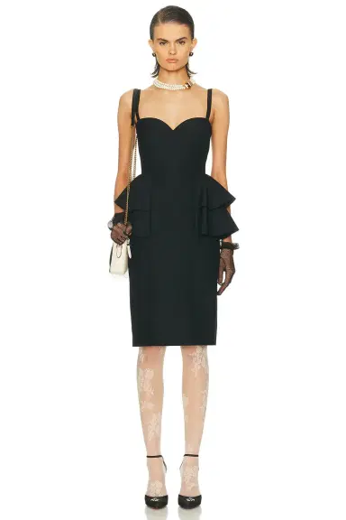 Valentino Peplum Dress | Thumbnail 1