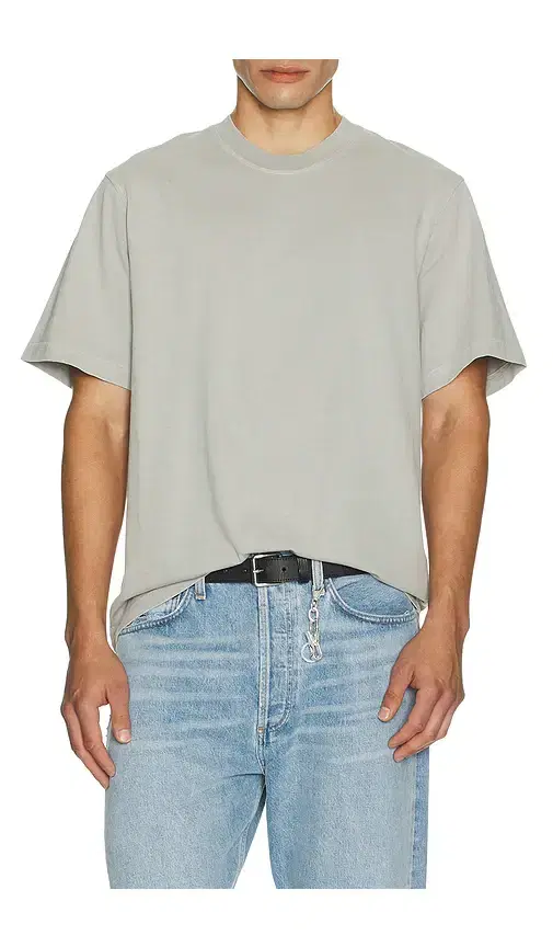 AGOLDE Asha Mock Neck Tee