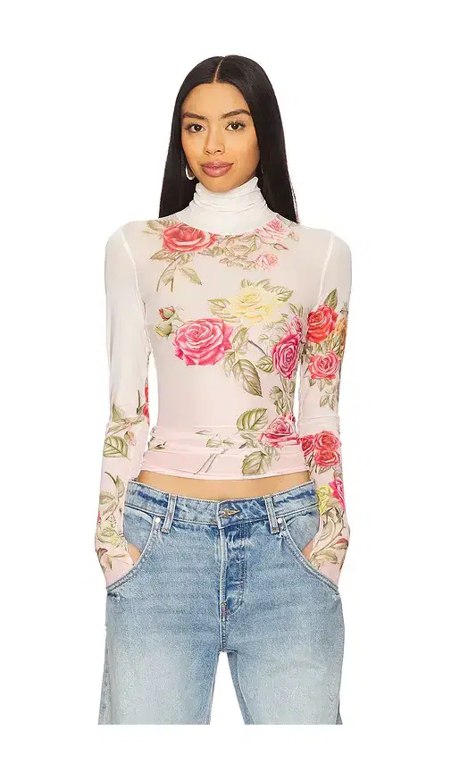 AFRM Zadie Mesh Top