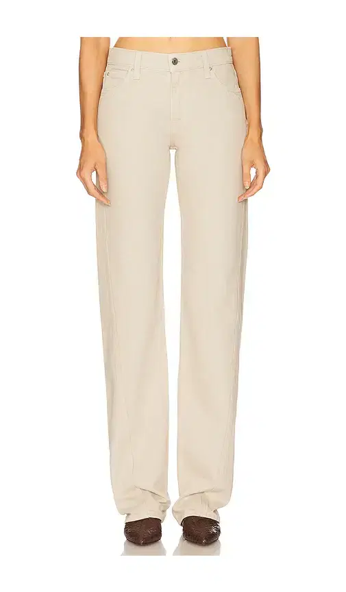 GRLFRND Graham Low Rise Straight Twisted Seam