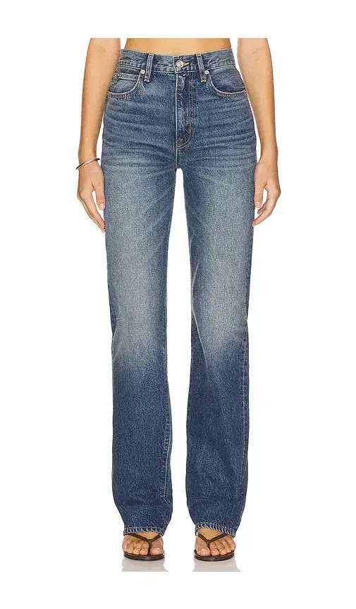 SLVRLAKE London Turn Up Straight Jeans