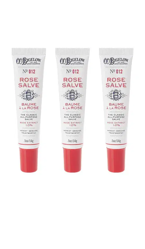 C.O. Bigelow Rose Salve Tube Trio