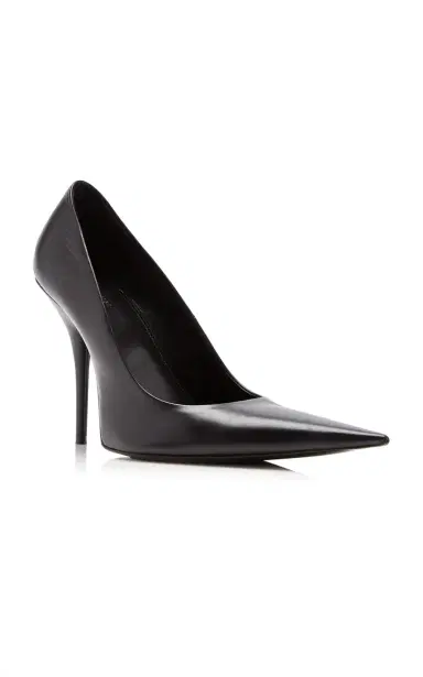 Balenciaga Avenue Nappa Leather Heeled Pumps | Thumbnail 4