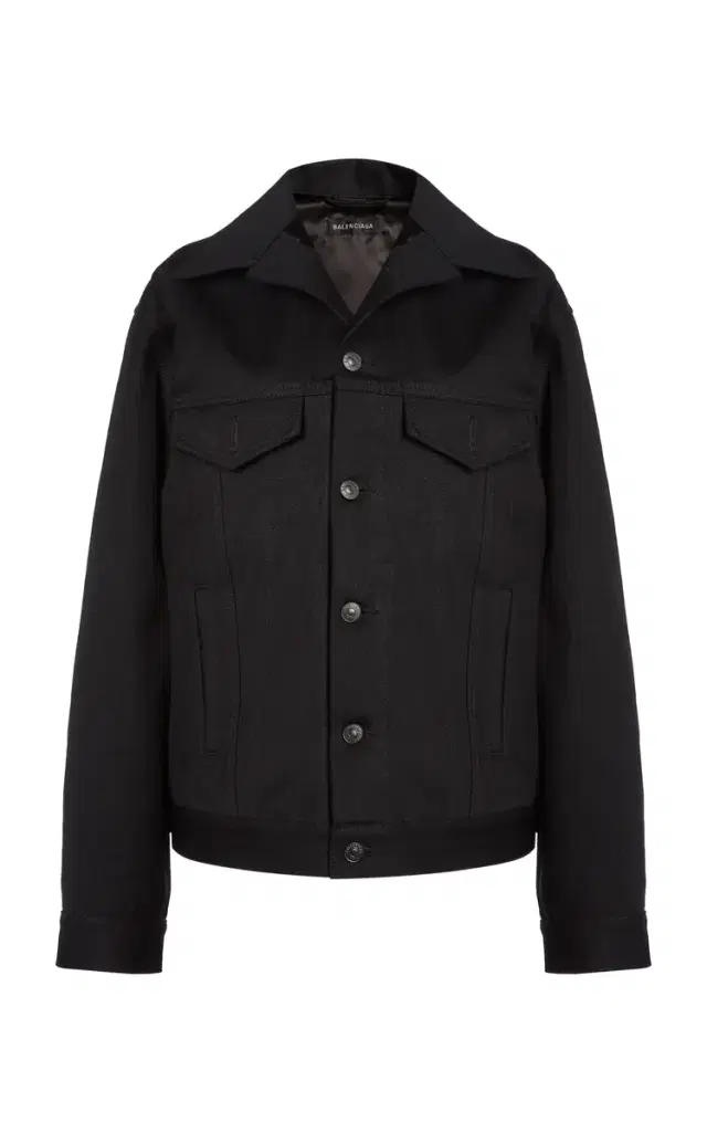 Standing Waxed Denim Jacket