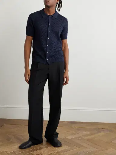 Ralph Lauren Purple Label Textured Cotton Cardigan - Men | Thumbnail 2
