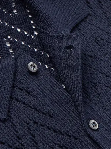 Ralph Lauren Purple Label Textured Cotton Cardigan - Men | Thumbnail 4